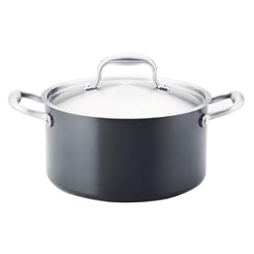 Anolon Titanium Nonstick Dishwasher Safe 6-Quart Covered Stockpot by Anolon