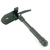 Emergency Zone Folding Shovel with Pick and Compass, Multifunction Survival Tool