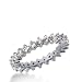1.25 ctw Round Prong Setting Diamond Wedding Band 14k Gold