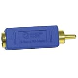 Cables To Go 13051 Bi-Directional RCA Male/ S-Video Female Video Adapter (Blue)