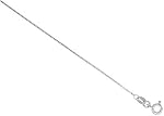 Sterling Silver 0.8 mm Very Thin Italian Box Chain NICKEL FREE (Available in Different Lengths)