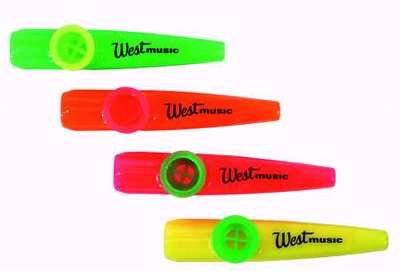 Childrens Toyshop  Musical Instruments : West Music One Piece Plastic Kazoo