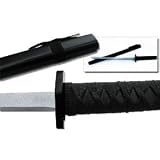 Black Cord Wrapped Wakizashi Costume Cosplay Sword (17