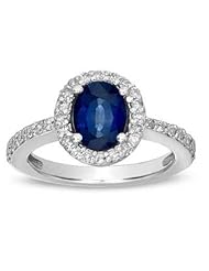 1.90ct tw Diamond and Sapphire Ring set in 14k Gold