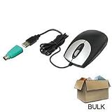 Ione Lynx M9 USB+PS/2 Optical Mouse Plug & Play Scroll Wheel