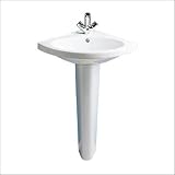 Carene Pedestal Lavatory by Porcher