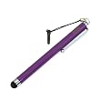 iKross Stainless Steel Capacitive Stylus with 3.5mm Adapter Plug (Purple) for iPad 2, new iPad, Kindle Fire, iPhone 4S 4 3GS, iPod Touch, Motorola Xoom, Xyboard, Droid, Samsung Galaxy, Asus Eee Pad Transformer, Acer Iconia, ViewSonic gTablet, Toshiba Thrive, Superpad, HP Touchpad, Blackberry Playbook & Other Tablets - Retail Packaging
