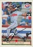 Damian Jackson, Canton-Akron Indians - Indians Affiliate Autographed Card