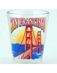 San Francisco Shot Glass Golden Gate Bridge Sunrise 40016