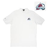 Colorado Avalanche NHL Classic Pique Polo Shirt (White) at Antigua