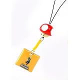 Super Mario Brothers Charm + Screen Cleaners - Red Mushroom w/ Luigi