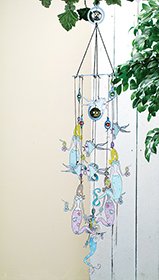 Home Decor Metal Mermaid 36 Inch Vibrant Garden Wind Chimes (5 Stars Online Store - Ezshoponline, inc.)
