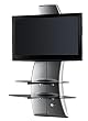 Meliconi Ghost Design 2000 Support mural pour TV Plasma / LCD Argent