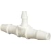 Value Plastics Tee Reduce Connector , 200 Series Barbs, 3/32", 1/16"ID Tube, White Nylon (Pack of 10)