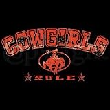 Cowgirls Rule Womens Scoop Neck T-Shirt