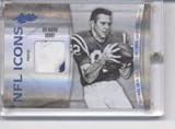 2010 Absolute Memorabilia NFL Icons Materials Spectrum Prime #22 Raymond Berry/50 - Baltimore Colts (Piece of Authentic Jersey / Patch - Serial #d to 50) (Football Cards)