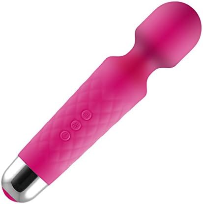 Pada 25 Vibration USB Rechargeable Waterproof Powerful Cordless Therapeutic Body Back Neck Wand Massager for Women Pink