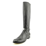 Michael Kors Arley Riding Boot Womens Size 8 Black Leather