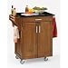 Kitchen & Housewares : Kitchen Cart with Granite Top- Cottage Oak/ Black(Small)