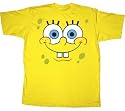 Spongebob Square Pants Big Face Yellow T-shirt Tee