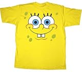 Spongebob Square Pants Big Face Yellow T-shirt Tee