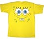 Spongebob Square Pants Big Face Yellow T-shirt Tee