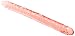 California Exotics Veined Double Dildo, Translucence, 18 Inches