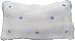 Spa Sister Luxury Terry Velour Bath Pillow Blue Dots
