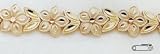 14kt 7 Diamond Cut Flowers Bracelet - DC259-7