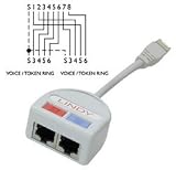 Lindy UTP Port Doubler - Network/phone splitter - RJ-45 (M) - RJ-45 (F)
