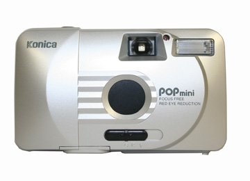 Konica POP mini 35mm Film Camera Silver