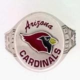 Arizona Cardinals Fine Pewter Logo Ring by Siskiyou, Size 10