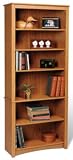 Review AVthing in its place  / Prepac 77 - Inch Bookcase in Oak Laminate - DL-3277