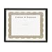 Office Products : SPR02325 - Framed Certificate, 11x8-1/2, Black/Gold Frame