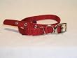 Hamilton Deluxe 5/8" S/T Nylon Dog Collar, Red, 14"