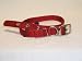 Hamilton Deluxe 5/8" S/T Nylon Dog Collar, Red, 14"
