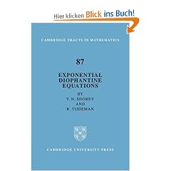 Exponential Diophantine Equations (Cambridge Tracts in Mathematics)