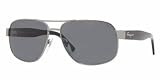 Salvatore Ferragamo FE1185 502/81 Sunglasses Gunmetal Frame With Polar Gray Lens Size 59-14-135
