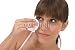 Wallmonkeys Peel and Stick Wall Decals - Body Care - Female Teenager Cleaning Face - Removable Graphic