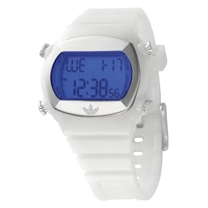 Adidas White Polyurethane Strap Watch