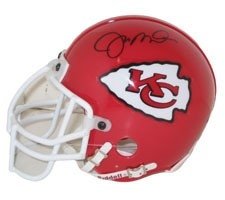 Joe Montana Autographed/Hand Signed Kansas City Chiefs Authentic Mini Helmet by Riddell