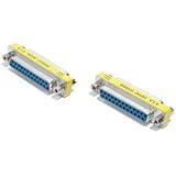 StarTech.com DB25 Slimline Gender Changer F/F (GC25SF)