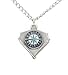 Seattle Mariners Chain Necklace & Enameled Pewter Pendant - MLB Baseball Fan Shop Sports Team Merchandise