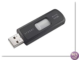 SanDisk 4 GB Cruzer Micro with U3 ( SDCZ6-4096-A10, Retail Package)