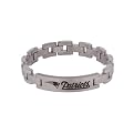 Mens NFL Titanium Bracelet - Patriots
