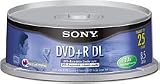 SONY 25DPR85RS2 Disc, DVD+R, 8.5GB, 8X, Double Layer, 25/Spindle 25/Spindle 25/PK