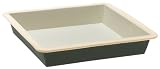 The Carefree Kitchen 2-Tone Silicone 9-Inch Square Pan, Tarragon Green