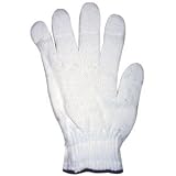 GL White Nylon Knit Pix, Medium - Gloves