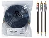 25-Foot Pro II Series Component Video 3 Piece Red/Blue/Green with Males