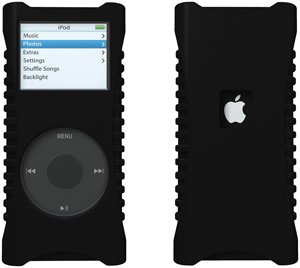 XtremeMac TuffWrap Case for iPod nano 3G (Black/Gray)